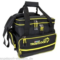 Troutlook Große Forellentasche mit Einsatz für Troutbait Gläser incl.Systemboxen