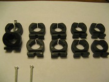 4-standard fishing pole storage clips clamps rod holders Genuine Original