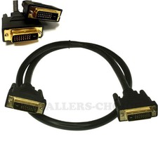 6 Feet DVI DVI-D Dual Link 24+1 Male to Male Video Cable Adapter Gold Plated 