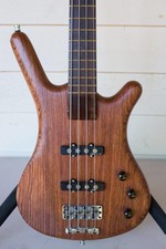 2004 Warwick Corvette Standard Bass UPGRADES Pickups IMPROVED SLAP Tone Bubinga