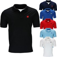 New Mens Polo Shirt Short Sleeve Plain Top Designer Style Fit T Shirt Horse Pony