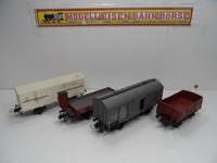 TRIX EXPRESS  - HO - FS - DB - 4tlg. Konvolut von Güterwagen - TOP/Ersatzkarton