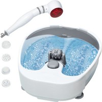 Massage-Set Massagegerät+Fußmassagegerät Fußbad Fußsprudelbad Vibration MSS 5562