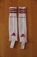 adidas Stutzen Stegstutzen Kids Fussballstutzen mini Fußball gestreift Weiß/Rot