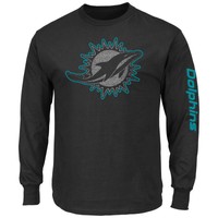 NFL Football Long Sleeve/LS-/Langarm Shirt MIAMI DOLPHINS Up & Over 