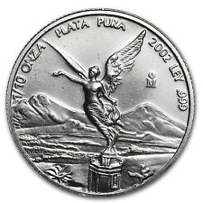 2002 Mexico 1/10 oz Silver Libertad Bu - Sku #83740