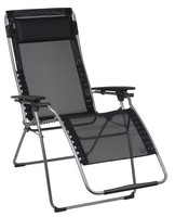 LAFUMA Relaxliege Futura XL Clippe Black Liege Campingstuhl Deckchair Schwarz