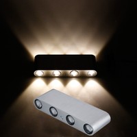 8W Wandleuchte LED Wandlampe Flurlampe Deckenleuchte Warmweiß 3000-3200k Lampe