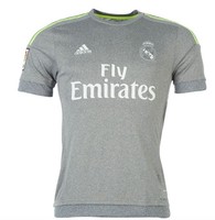Adidas Auswärts Away Trikot Grau Grün Real Madrid 2015 2016 alle Größen Neu