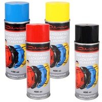 Dino Bremssattellack 1-Komponenten Lack Spray verschiedene Farben und Sets