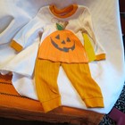 Jack O Lantern Halloween Two Piece Pajamas 9-12 Mo Children's Place NWT 50% Off