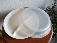 Tupperware Mikroplus Menue-Teller mit Abdeckhaube RAR Top