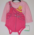 WINNIE THE POOH - NEW Infant Girls 6-9 M One Piece Shirt -Baby Disney Months