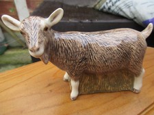 Lovely Figurine Of The Toggenburg Goat By Quail Pottery