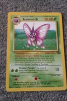 Pokemon / Karte / Omot - Venomoth / Rare / Dschungel - 29/64 / MINT - NEAR MINT