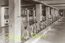 VINTAGE 1950's PHOTO YOUNG NUDE MEN SHOWER AT YMCA GAY INTEREST 25