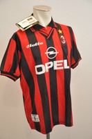 1997/1998 AC Mailand #21 Trikot Gr. M lotto Jersey OPEL Milan jersey HOME Neu 