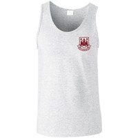 West Ham Bolyen Ground 1904 2016 Claret Logo Grey Vest Hammers Bobby Moore