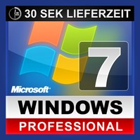 Win 7 Pro 32/64-Bit Windows 7 Professional OEM Product Key Lizenzschlüssel ESD