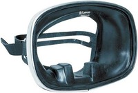 RETRO SCHWARZEM GUMMI traditionell runde/square schnorcheln tauchmaske tauchen