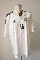 2012 Deutschland Trikot Lahm #16 Gr. XXL Adidas WM DFB Home EM Jersey 2XL
