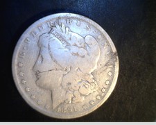 1891-0 Morgan Dollar, Low Grade .7734 oz Silver (Us-4950)