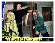 THE GHOST OF FRANKENSTEIN LOBBY SCENE CARD # 5 POSTER 1942