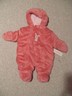 NWT Girls Carter’s Pink Infant Velboa Pram Bunting Snowsuit 3-6 months Bunny