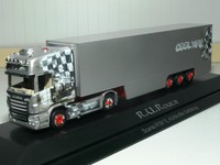 Herpa Scania R TL Kühlkoffer-Sattelzug R.U.Route in PC 121675