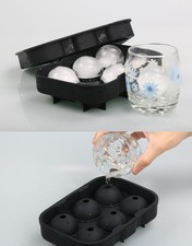 Whiskey Ice Cube Ball Maker Mold Sphere Mould Party Tray Round Bar Silicone