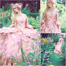 R-114 Vintage costume Victorian Gothic Lolita/Civil War Halloween dresses custom