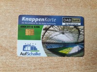 Knappenkarte FC Schalke 04-Motiv Arena von innen