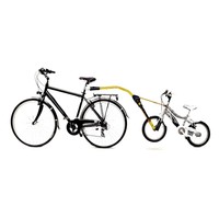 Kinderfahrrad Tandem Stange Peruzzo Trail Angel 12 Zoll bis 20 Zoll gelb