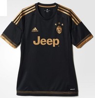 ADIDAS JUVE JUVENTUS TURIN AWAY THIRD 3RD TRIKOT SCHWARZ 2015/2016