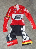 Rarität Vermarc Team Lotto Belisol 2014 Aero Zeitfahranzug / Skinsuit