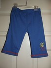 BLUE ELASTIC WAIST PANTS--COLORFUL DESIGN--6-9 MOS--ROCAWEAR--NWT