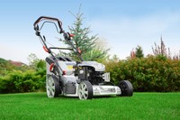 Hecht 553 ALU, Benzin Rasenmäher Mäher Motormäher, Briggs & Stratton, Aluminium