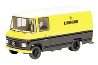 SCHUCO MB L 408 Kastenwagen " LIEBHERR " gelb / s I.Wahl 03573 1:43  