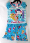 My Little Pony Pajamas Girls 3T Pants Top Set Blue Cap Sleeves Spring PJS Friend
