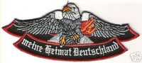 Deutschland Aufnäher "Meine Heimat" BRD Kutte