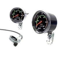 !!Tachometer 80 mm analog 28 Zoll Fahrrad im Retro Look km/h rpm Tacho Computer