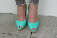 High Heels, grün, Gr.4, Peter Kaiser