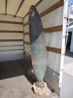 PROPELLER - NACHTJÄGER - METALL - seit dem 2.WK in garten betoniert !!!!