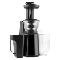 400W SCHWARZ SAFTPRESSE ENTSAFTER ELEKTRISCHE FRUCHTPRESSE POWER SLOW JUICER NEU