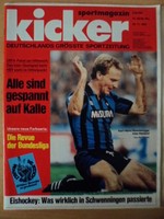 KICKER 96 26.11. 1984 Karl-Heinz Rummenigge Düsseldorf-HSV 4:1 Bayern-KSC 6:2