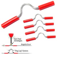 PEG-LEG POSEN-EIHÄNGER, Posen Feststellsystem, englische Art, für Waggler, NEU
