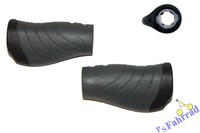 Velo Lenkergriffe ergonomisch 92/92mm schwarz/grau m. Schraubensicherung Fahrrad