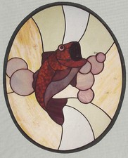 Fish Jumping Stained Glass Supplies New Pattern Cke Publications