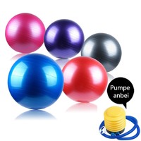 Gymnastikball platzsicher 65 cm Sitzball Fitnessball Yogaball Bürostuhl + Pumpe