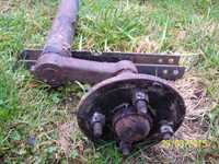 Hahn Achse Drehstabfederachse Anhängerachse Oldtimer